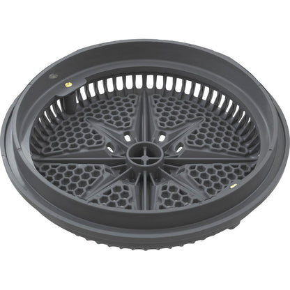 Rejilla de drenaje principal, PentairStarGuard, 8", 112 gpm, gris oscuro, anillo grande