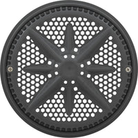 Main Drain Grate, PentairStarGuard, 8", 112gpm, Dark Gry, Lg Ring