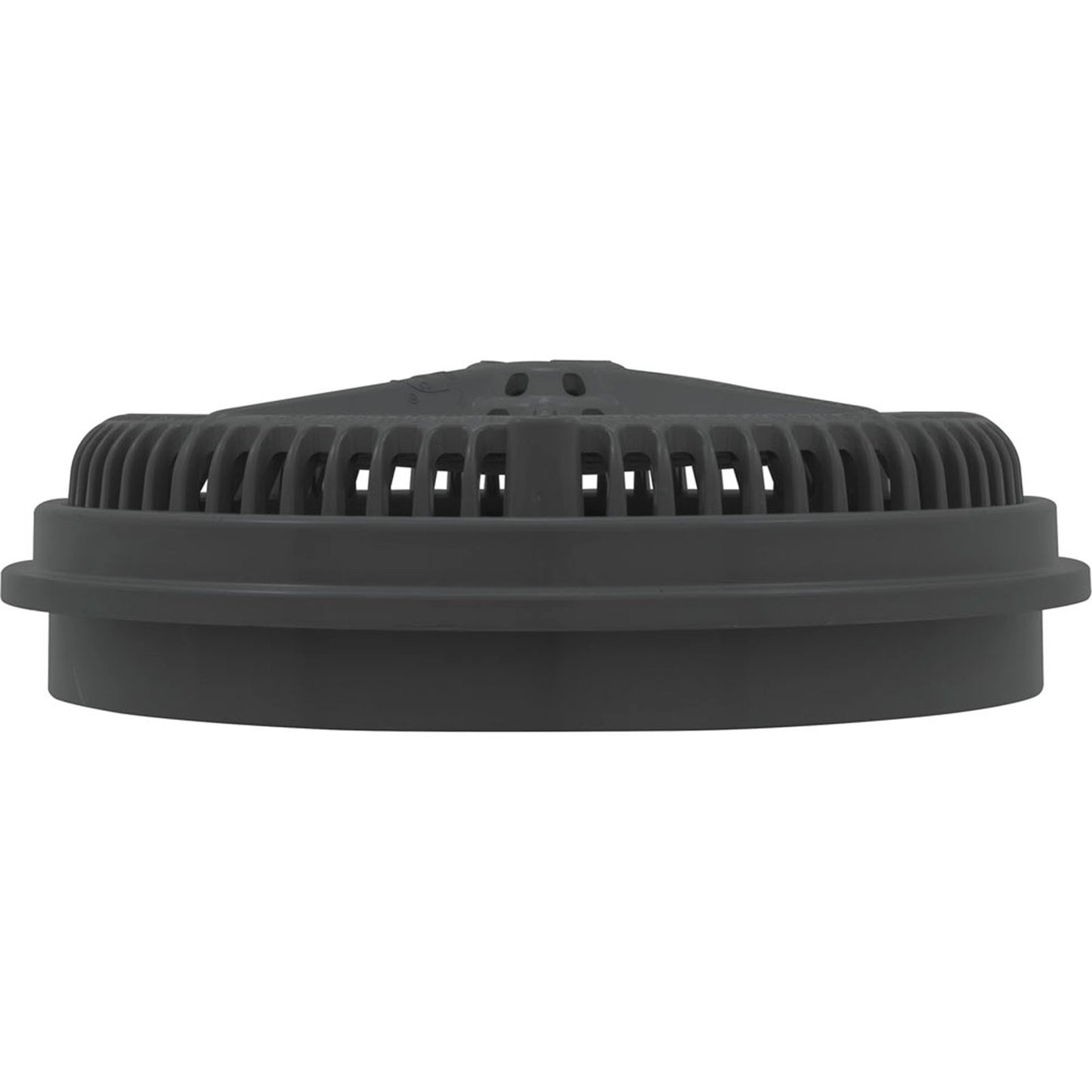 Rejilla de drenaje principal, PentairStarGuard, 8", 112 gpm, gris oscuro, anillo grande