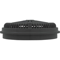 Main Drain Grate, PentairStarGuard, 8", 112gpm, Dark Gry, Lg Ring