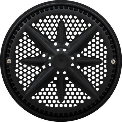 Main Drain Grate, PentairStarGuard, 8", 112gpm, Black, Long Ring