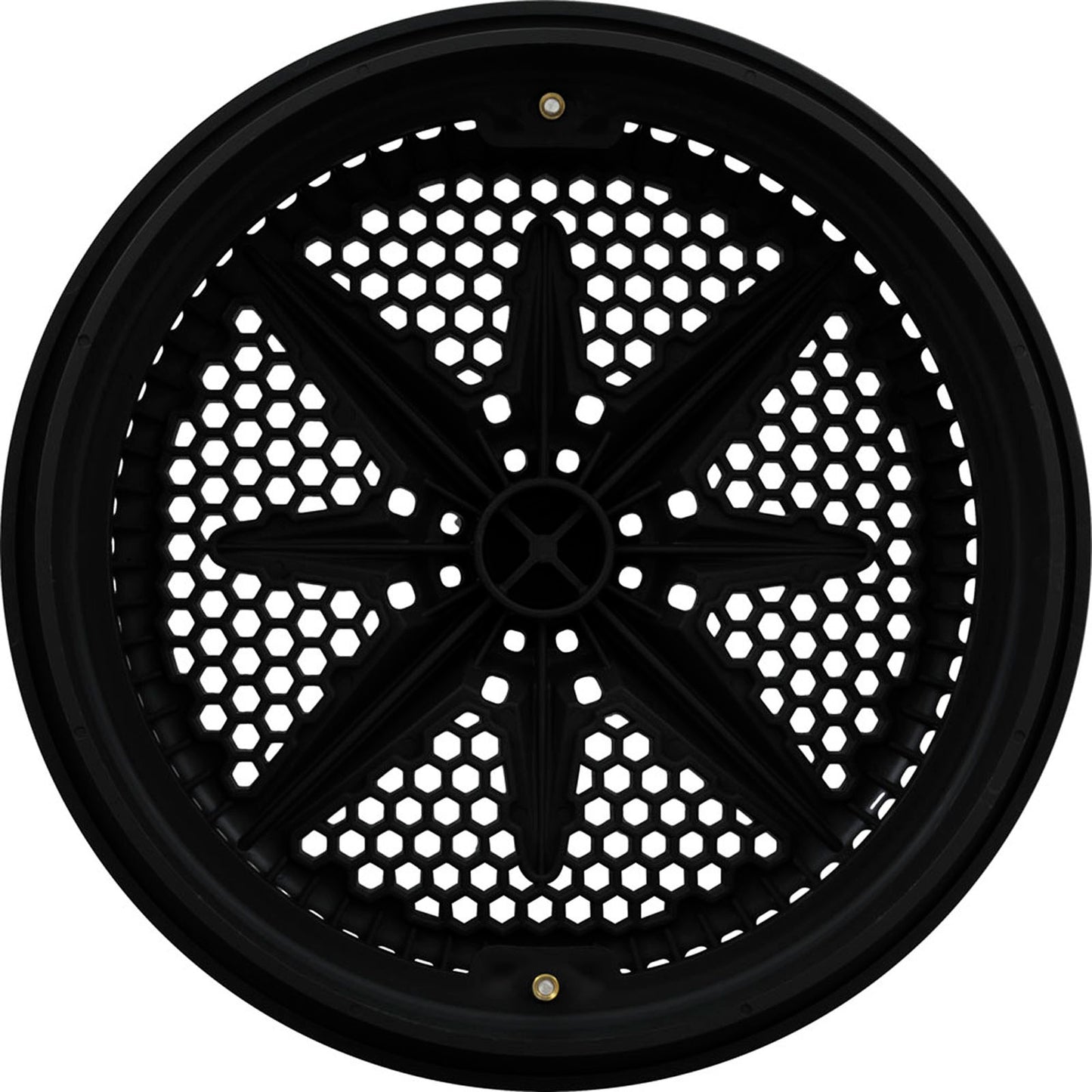 Main Drain Grate, PentairStarGuard, 8", 112gpm, Black, Long Ring