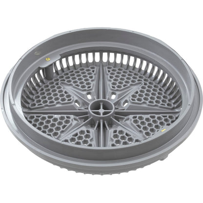 Main Drain Grate, Pent StarGuard, 8", 112gpm, Gray, qty 2, Lg Ring