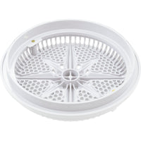 Main Drain Grate, PentairStarGuard, 8", 112gpm, White, Long Ring