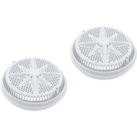 Main Drain Grate, PentStarGuard, 8", 112gpm, Wht, qty 2, Long Ring