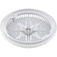 Main Drain Grate, Pent StarGuard, 8", 112gpm, Wht, qty 2, Shrt Rin