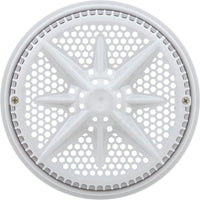 Main Drain Grate, Pent StarGuard, 8", 112gpm, Wht, qty 2, Shrt Rin
