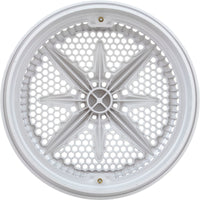 Main Drain Grate, Pent StarGuard, 8", 112gpm, Wht, qty 2, Shrt Rin
