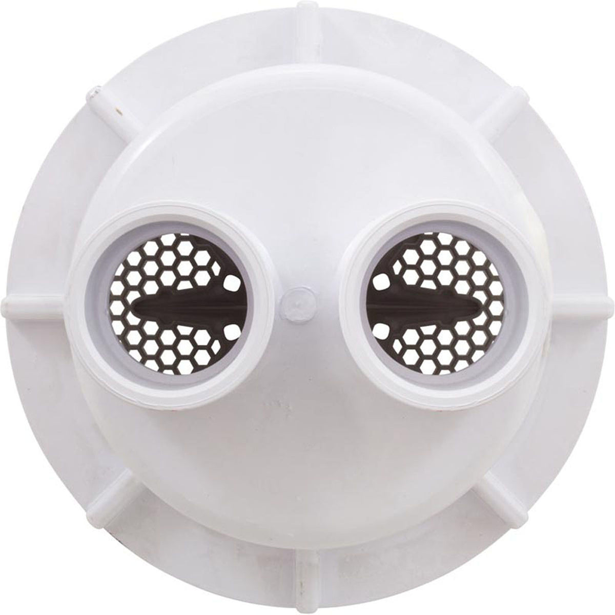 Main Drain, PentStarGuard, 8", 112gpm, 2-2"Btm Port, ABS, White, qty2