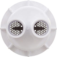Main Drain, PentStarGuard, 8", 112gpm, 2-2"Btm Port, ABS, White, qty2