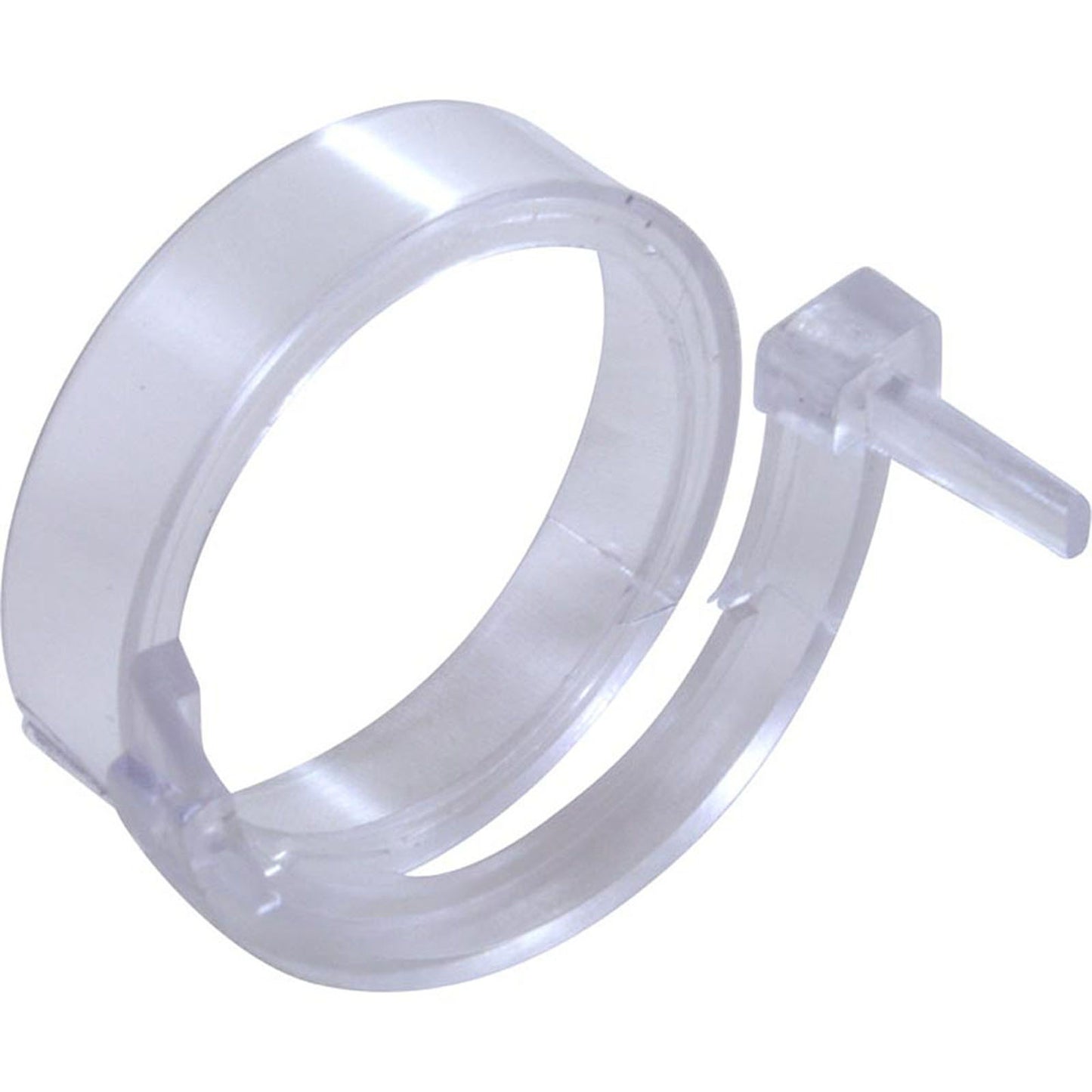 Clip Ring, BWG Luxury Jet, w/ Spacer, Clear