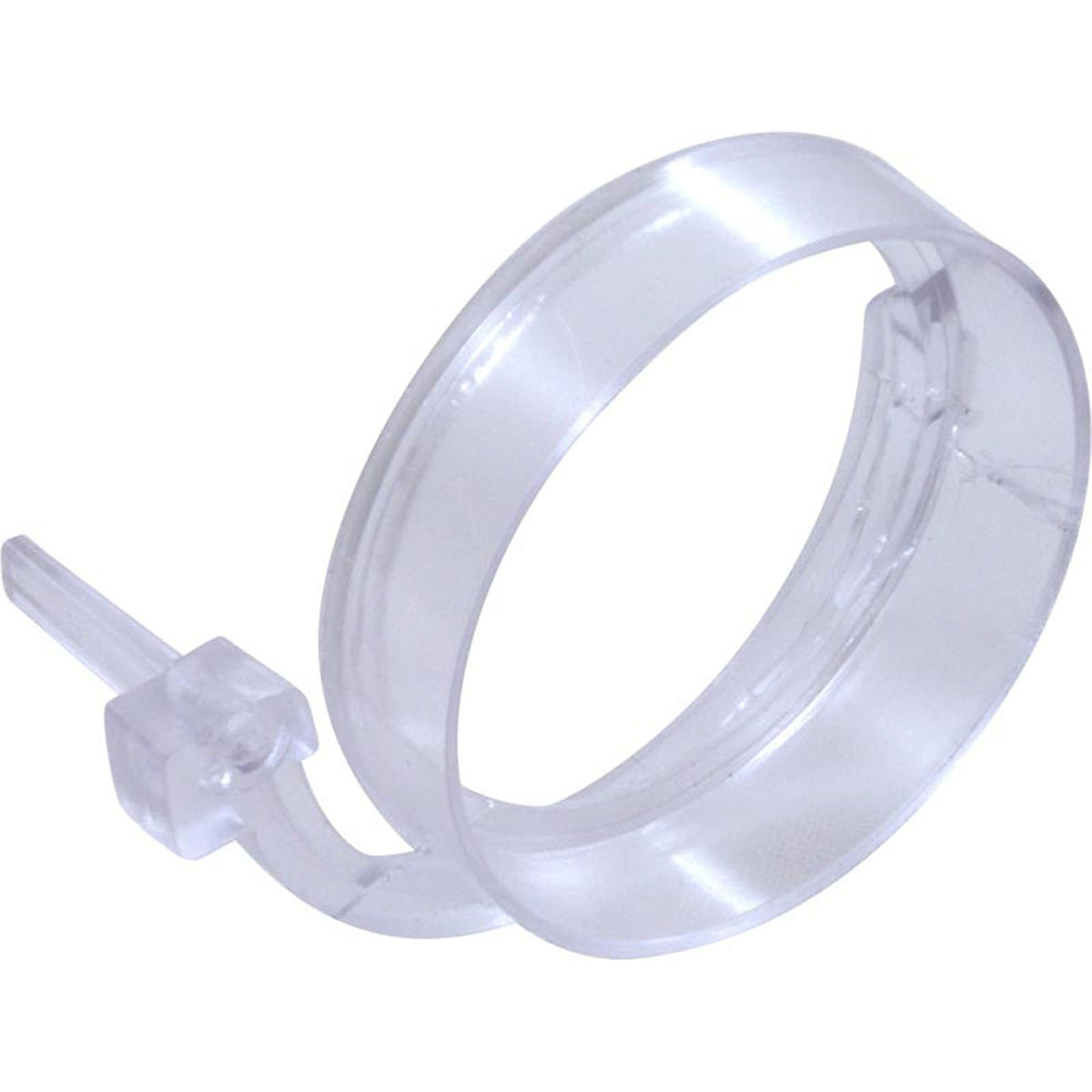 Clip Ring, BWG Luxury Jet, w/ Spacer, Clear