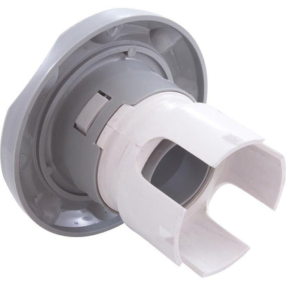 Jet Intl, BWG 3Port Diverter, 4-5/8"fd, Dir, Txt Scal, Gray