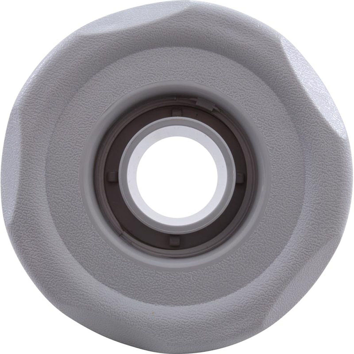 Jet Intl, BWG 3Port Diverter, 4-5/8"fd, Dir, Txt Scal, Gray