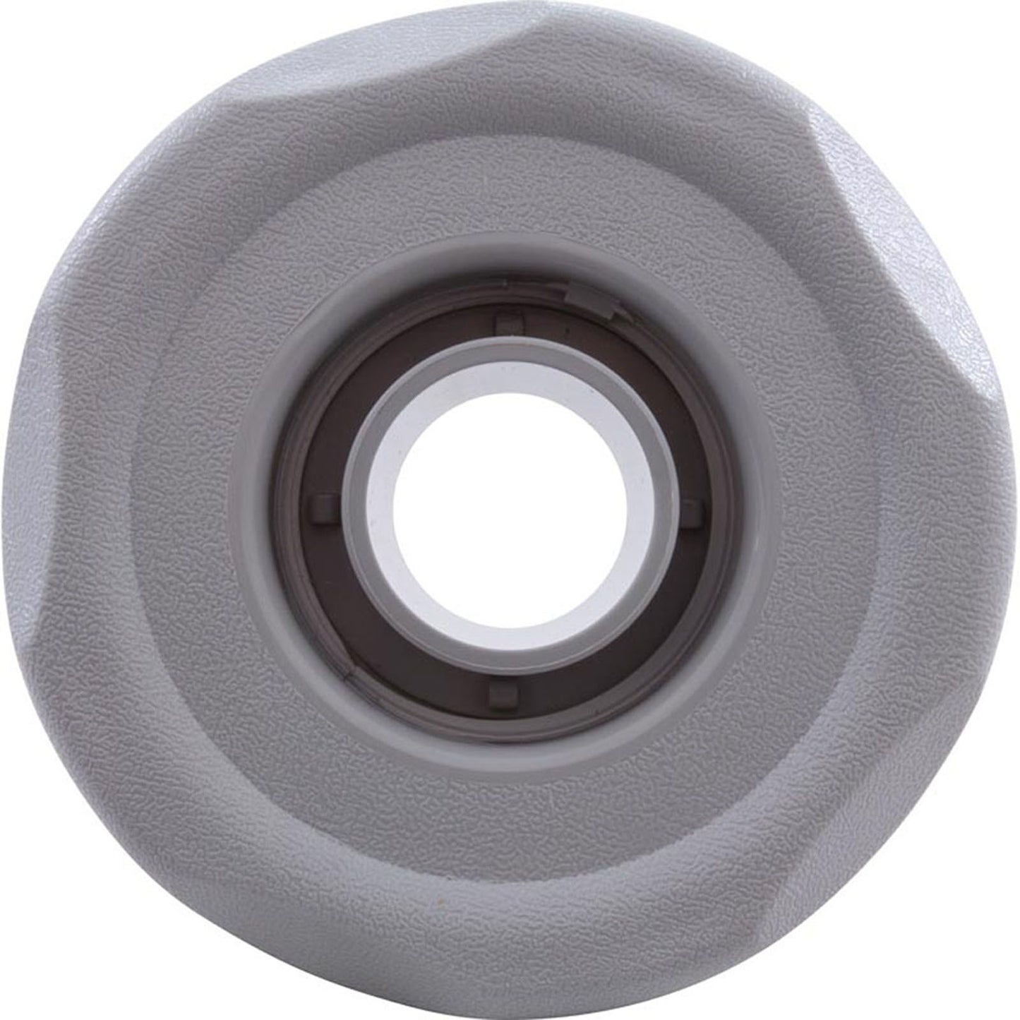 Jet Intl, BWG 3Port Diverter, 4-5/8"fd, Dir, Txt Scal, Gray