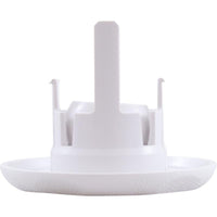 Jet Intl, BWG Luxury Micro, 2-1/2"fd, Dir, Txt Scal, White