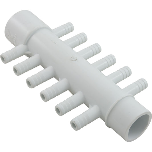 Collecteur, 3/8" cannelé, 12 ports, 1" glissement x 1" robinet