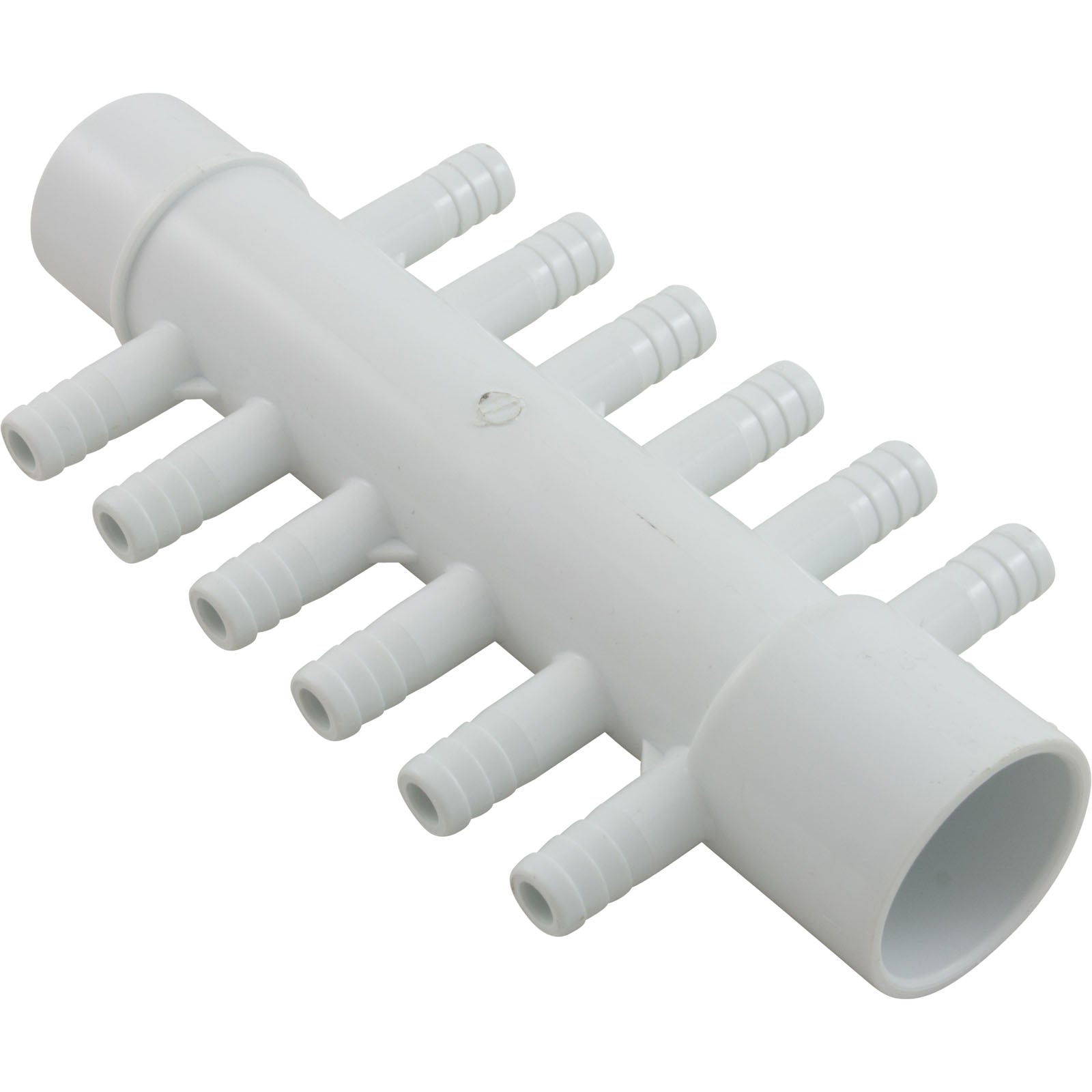 Manifold, 3/8" Barb, 12 Port, 1" Slip x 1" Spigot