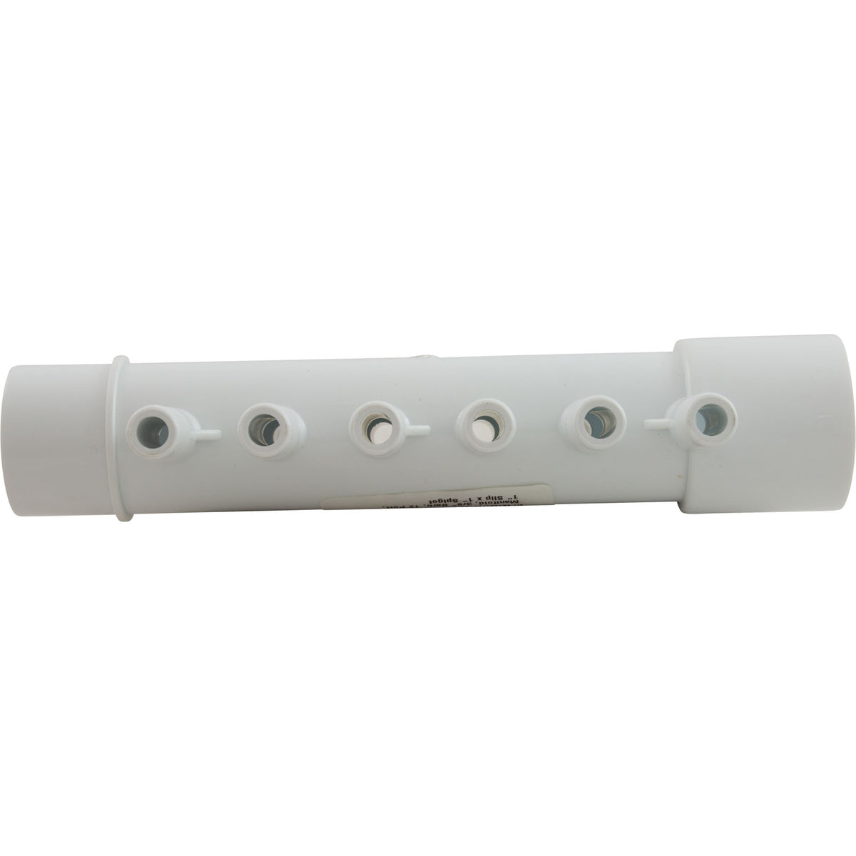 Manifold, 3/8" Barb, 12 Port, 1" Slip x 1" Spigot