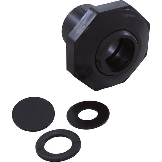 Inlet Fitting, Pentair, 1" Slip, Economy Insider, Black