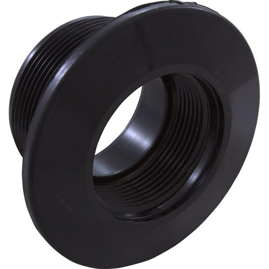 Wall Fitting, Gunite Std Body, 1-1/2"mpt x 1-1/2"spg, Blk