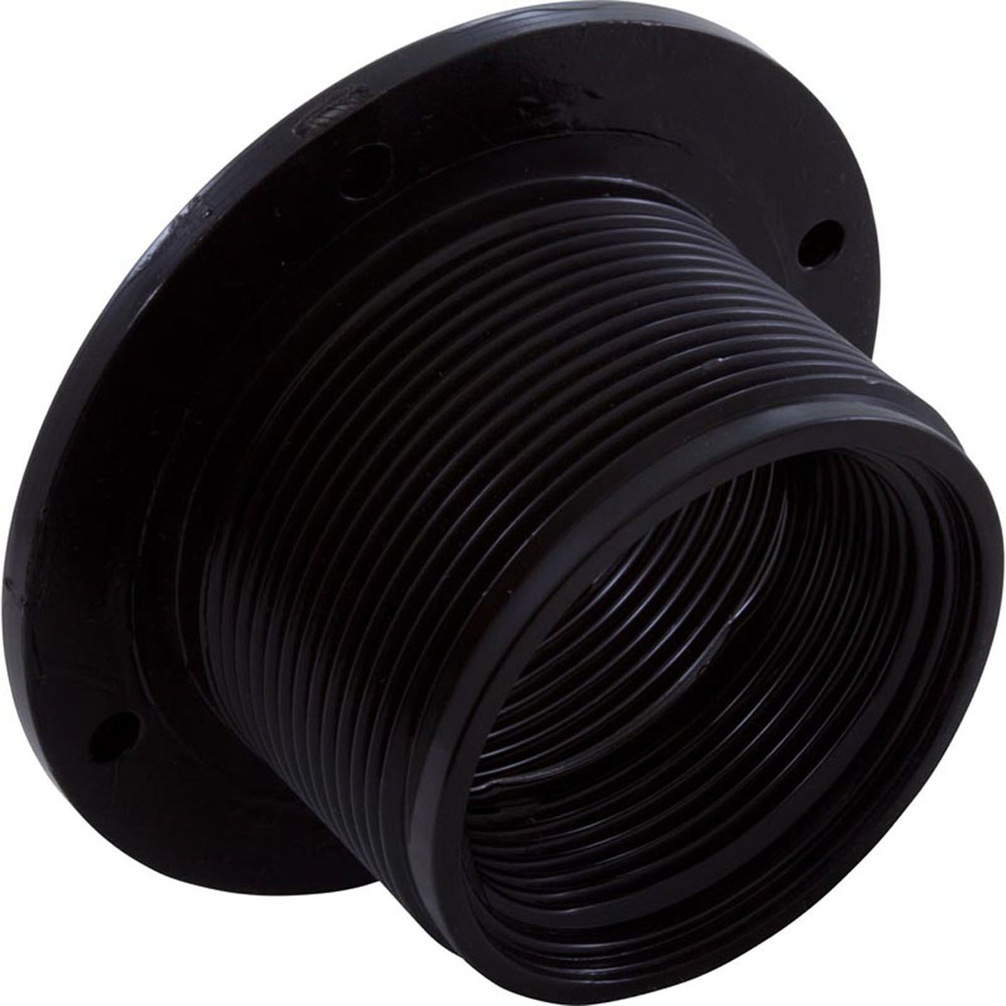 Wall Fitting, Gunite Std Body, 1-1/2"mpt x 1-1/2"fpt, Blk