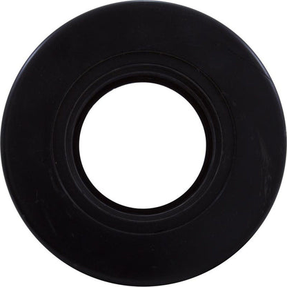 Accesorio de pared, cuerpo estándar de gunita, 1-1/2" de pared x 1-1/2" de profundidad, negro