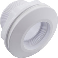 Wall Fitting, Fiberglass Long Body, 1-1/2"mpt x 1-1/2"fpt, Wht