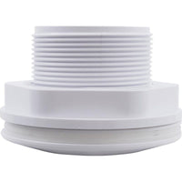 Wall Fitting, Fiberglass Long Body, 1-1/2"mpt x 1-1/2"fpt, Wht