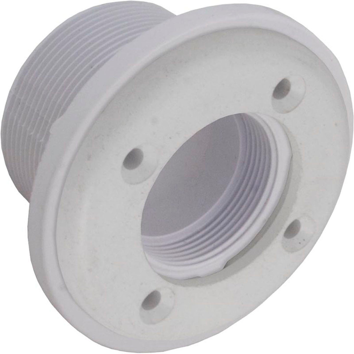 Wall Fitting, Vinyl Std Body, 1-1/2"mpt x 1-1/2"s, White