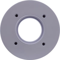 Wall Fitting, Vinyl Std Body, 1-1/2"mpt x 1-1/2"s, White