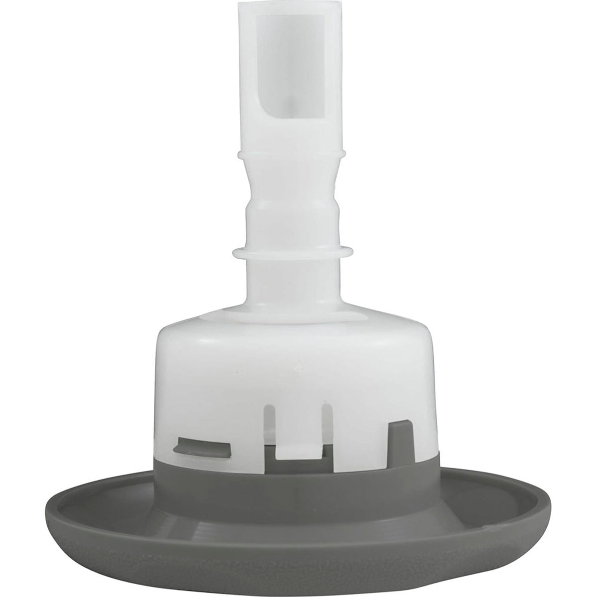 Jet Intl, BWG Cyclone Luxury, 3-1/2"fd, Dir, Txt Scal, Gray
