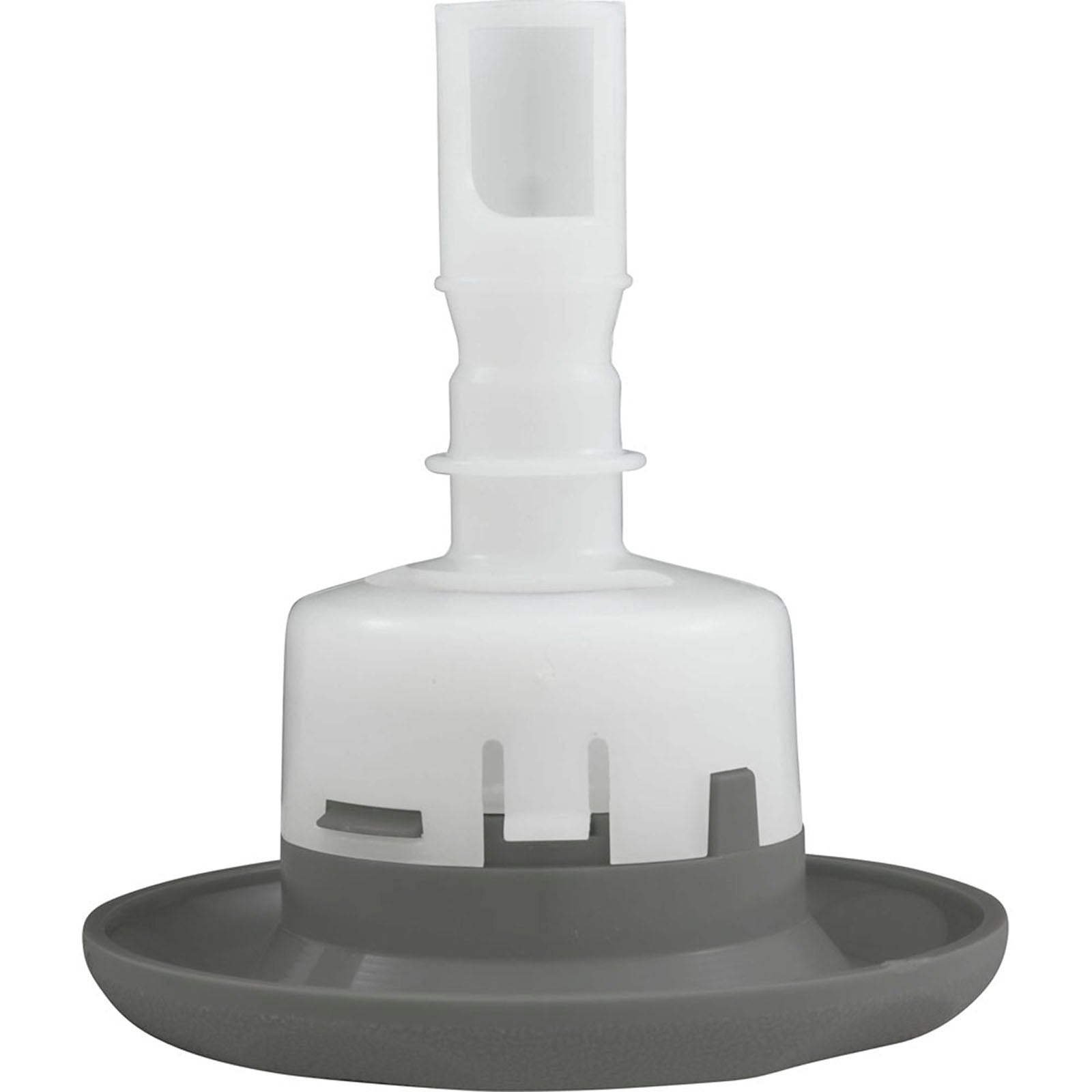 Jet Intl, BWG Cyclone Luxury, 3-1/2"fd, Dir, Txt Scal, Gray
