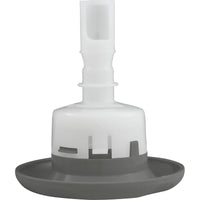 Jet Intl, BWG Cyclone Luxury, 3-1/2"fd, Dir, Txt Scal, Gray