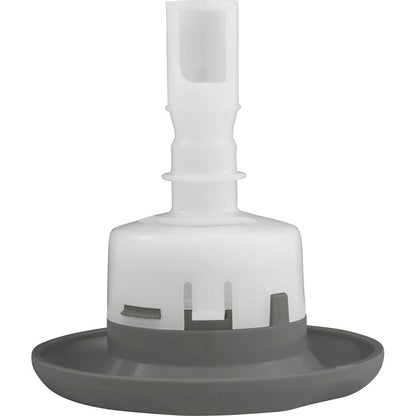 Jet Intl, BWG Cyclone Luxury, 3-1/2"fd, Dir, Txt Scal, Gray