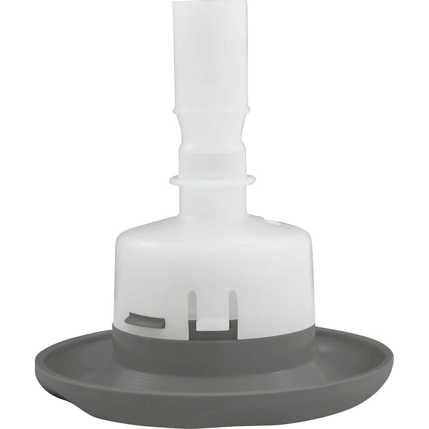 Jet Intl, BWG Cyclone Luxury, 3-1/2"fd, Dir, Txt Scal, Gray