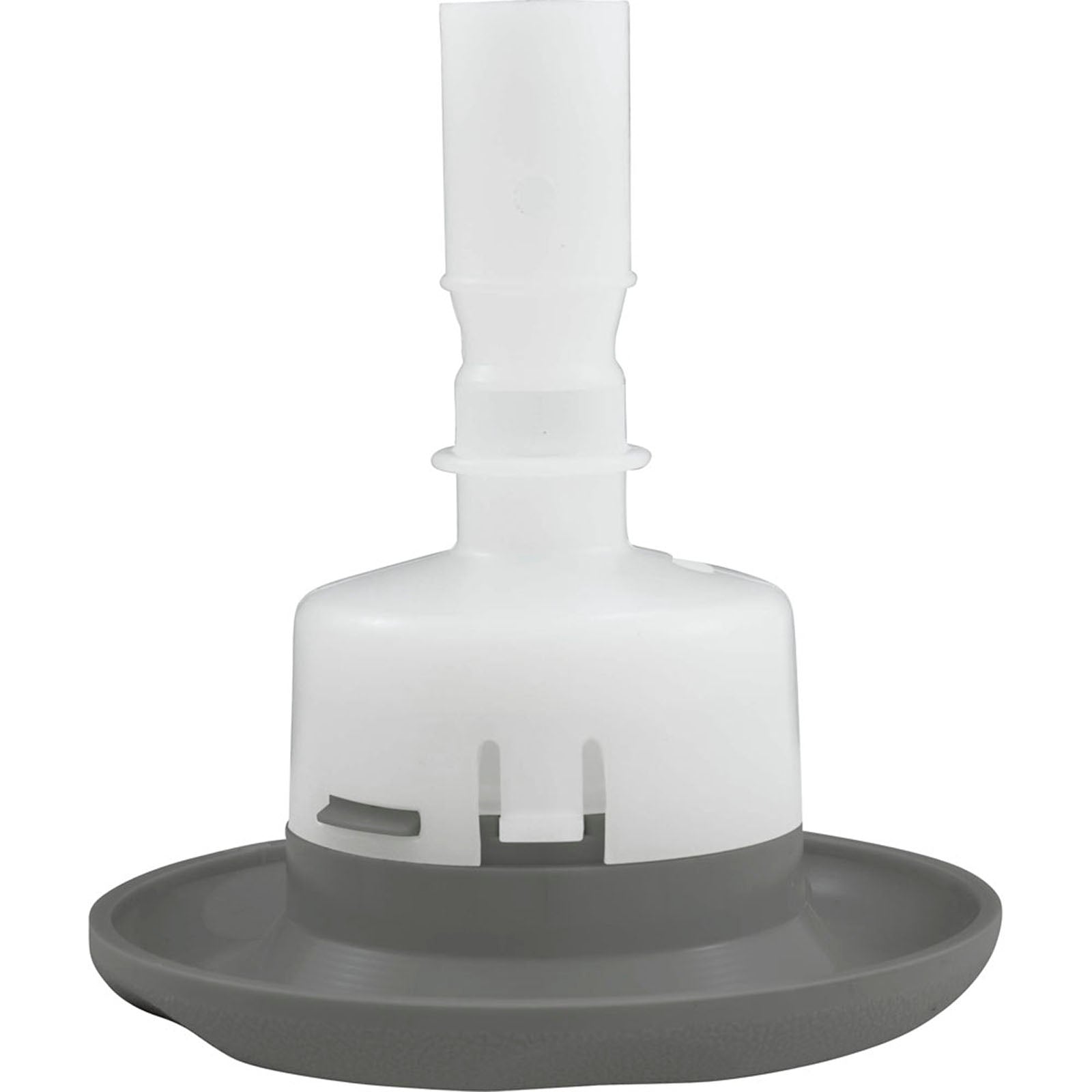 Jet Intl, BWG Cyclone Luxury, 3-1/2"fd, Dir, Txt Scal, Gray