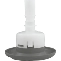 Jet Intl, BWG Cyclone Luxury, 3-1/2"fd, Dir, Txt Scal, Gray