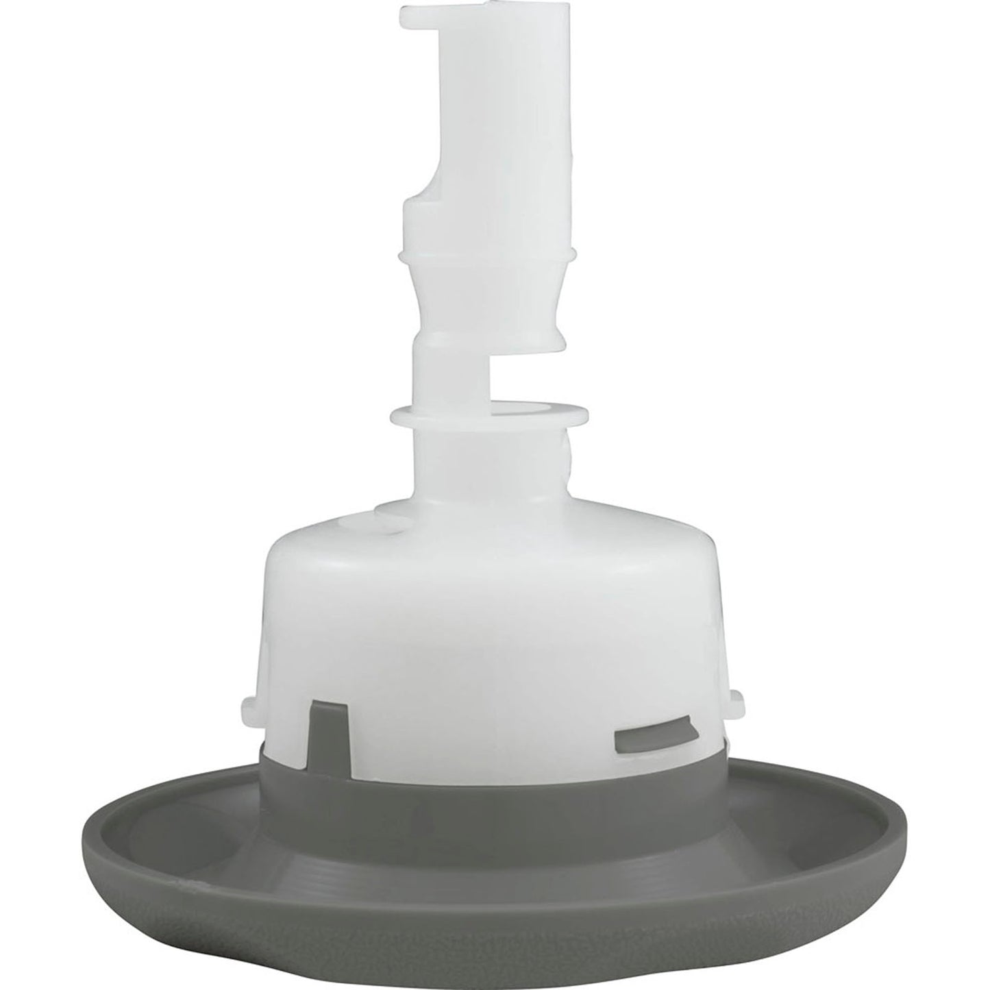 Jet Intl, BWG Cyclone Luxury, 3-1/2"fd, Dir, Txt Scal, Gray