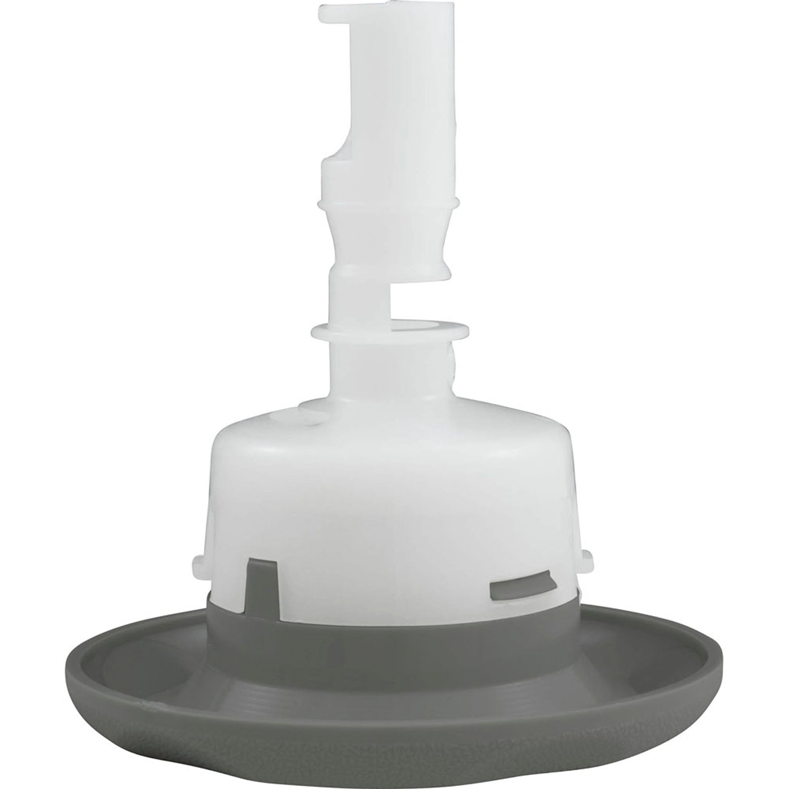 Jet Intl, BWG Cyclone Luxury, 3-1/2"fd, Dir, Txt Scal, Gray