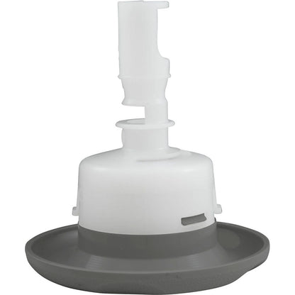 Jet Intl, BWG Cyclone Luxury, 3-1/2"fd, Dir, Txt Scal, Gray