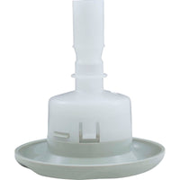 Jet Intl, BWG Cyclone Lux, 3-1/2"fd, Dir, Txt Scal, Silver
