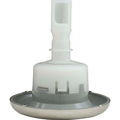 Jet Intl, BWG Cyclone Lux, 3-1/2"fd, Roto, Smth, SS/Gray