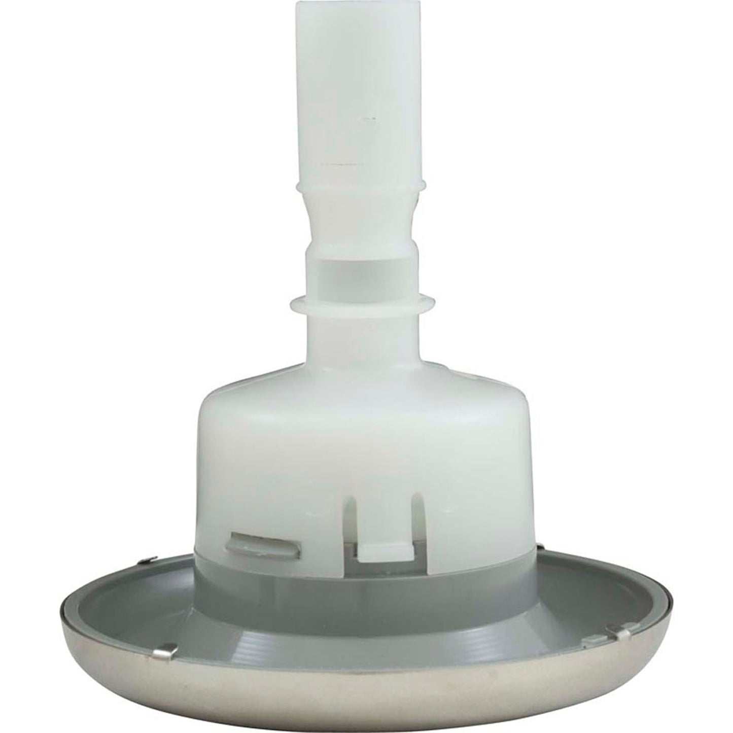 Jet Intl, BWG Cyclone Lux, 3-1/2"fd, Roto, Smth, SS/Gray