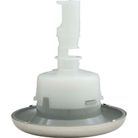 Jet Intl, BWG Cyclone Lux, 3-1/2"fd, Roto, Smth, SS/Gray
