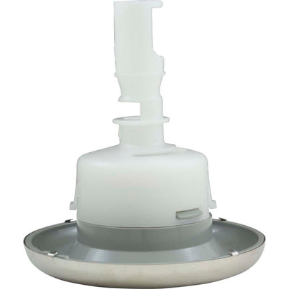 Jet Intl, BWG Cyclone Lux, 3-1/2"fd, Roto, Smth, SS/Gray