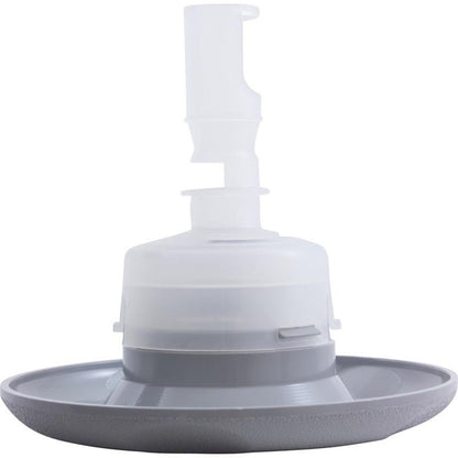 Jet Intl, BWG Cyclone Lux, 4-1/8"fd, Dir, Txt Scal, Gray