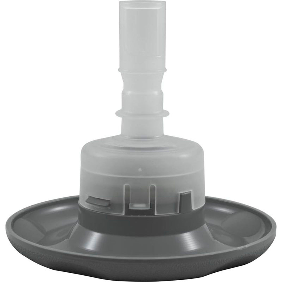 Jet Intl, BWG Cyclone Lux, 4-1/8"fd, Roto, Txt Scal, Gray