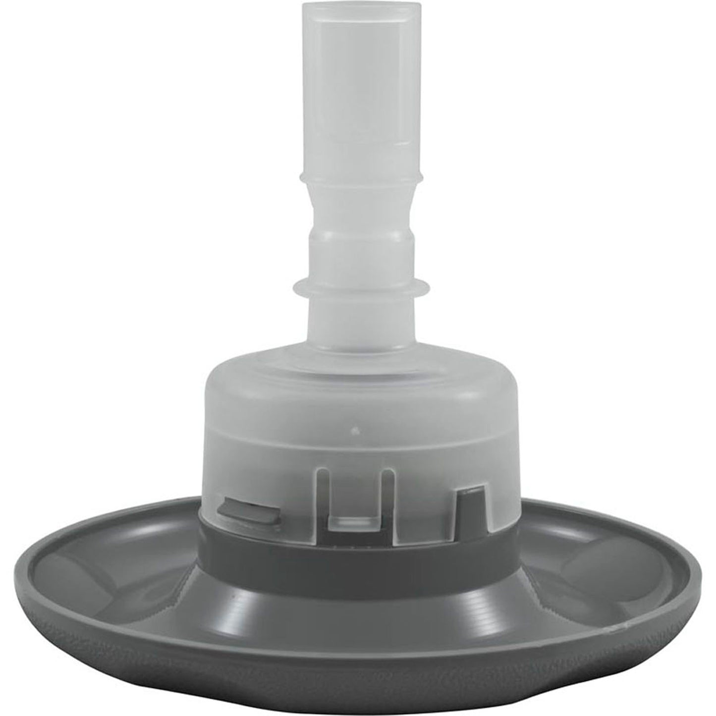 Jet Intl, BWG Cyclone Lux, 4-1/8"fd, Roto, Txt Scal, Gray