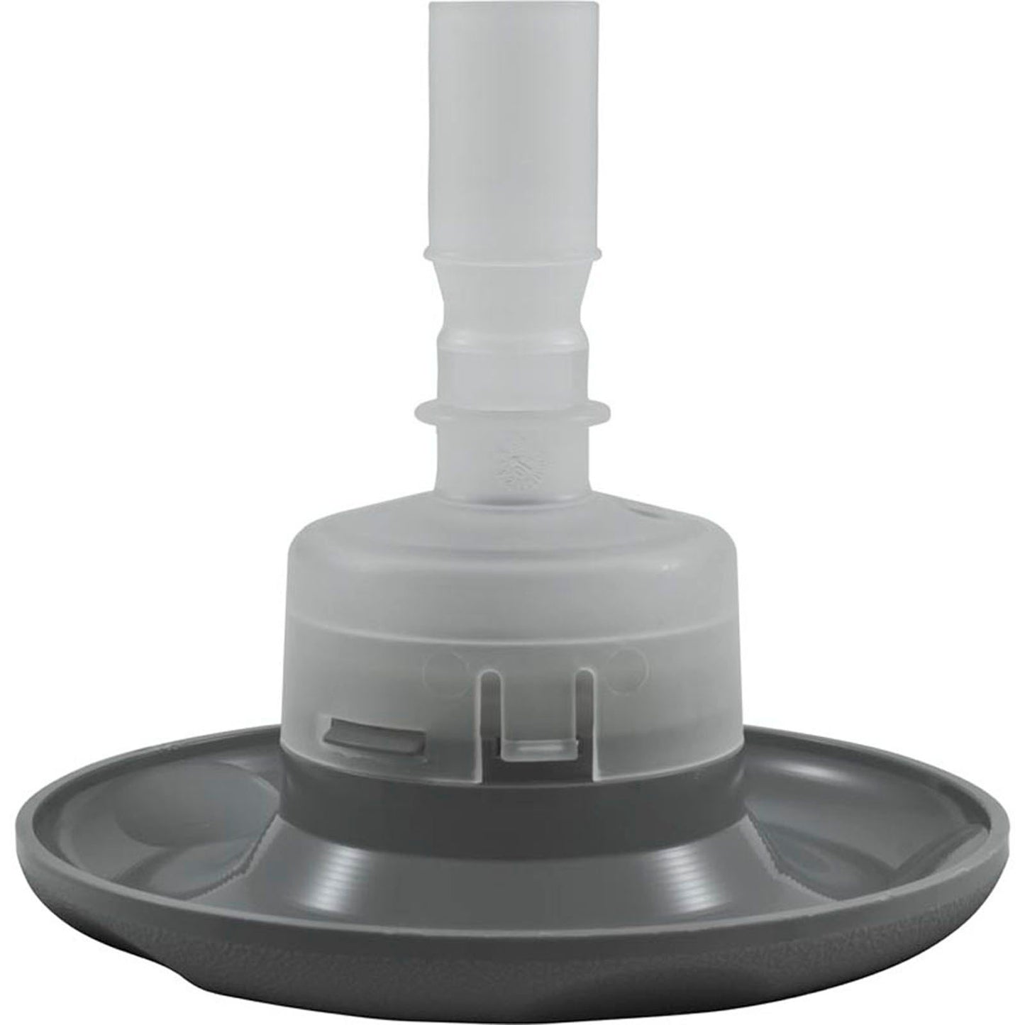 Jet Intl, BWG Cyclone Lux, 4-1/8"fd, Roto, Txt Scal, Gray